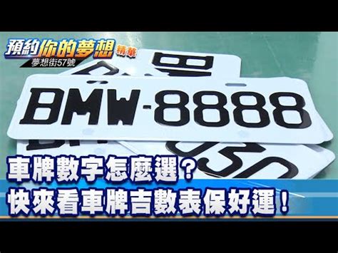 車牌英文字母吉凶|不可不知車牌英文禁忌